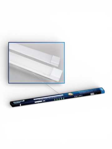 Aplice si plafoniere - Corp LED liniar 120 cm, Milanlux®, 72W, 6480 lm, 6500K, tip batten, montaj aplicat, 25.000 ore, AVI-5349