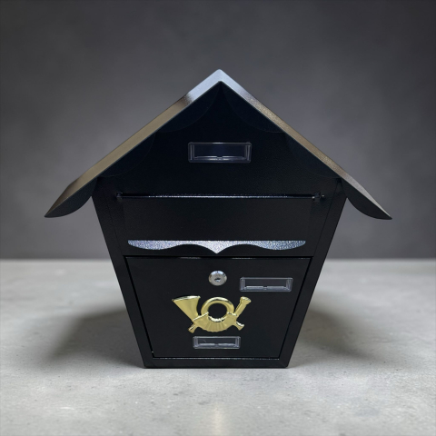 Cutie poștală, AVI®, 38 x 37 x 8 cm, 1.4 kg, negru, pentru exterior, AVI-2248 [1]