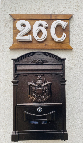 Cutii postale - Cutie postala exterioara Bronz antichizat 410 x 260 x 90 mm