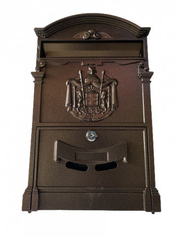 Cutie postala exterioara Bronz antichizat 410 x 260 x 90 mm [4]