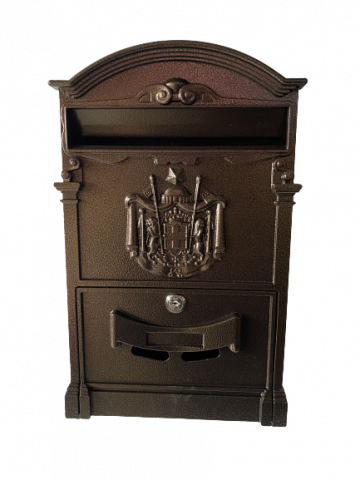 Cutie postala exterioara Bronz antichizat 410 x 260 x 90 mm [2]