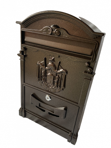 Cutie postala exterioara Bronz antichizat 410 x 260 x 90 mm [3]
