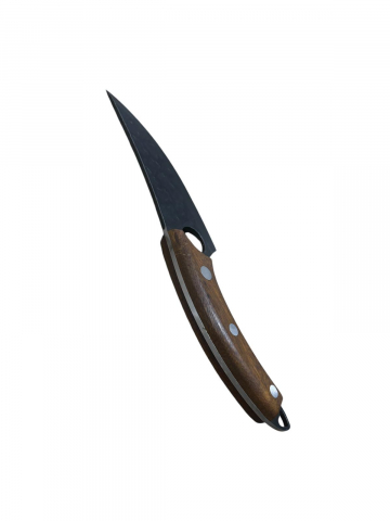 Cutit de tip japonez, full tang, maner lemn, maro, lama 15 cm, total 27.5 cm, AVI-4495 [1]