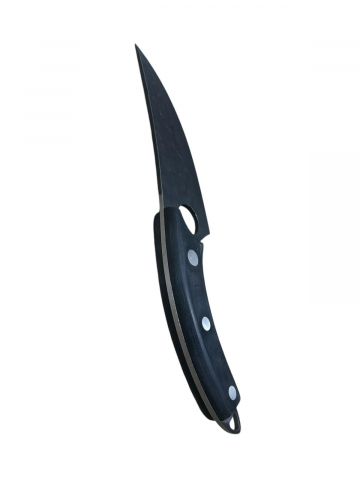 Cutit de tip japonez, full tang, maner lemn, negru, lama 15 cm, total 27, 5 cm, AVI-4496 [1]