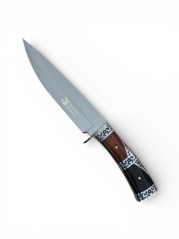 Cutite si bricege - Cuțit de vânătoare AVI® outdoor, lamă 17 cm, lungime totală 31 cm, grosime lamă 4 mm, 300 g, teacă textilă, AVI-5003