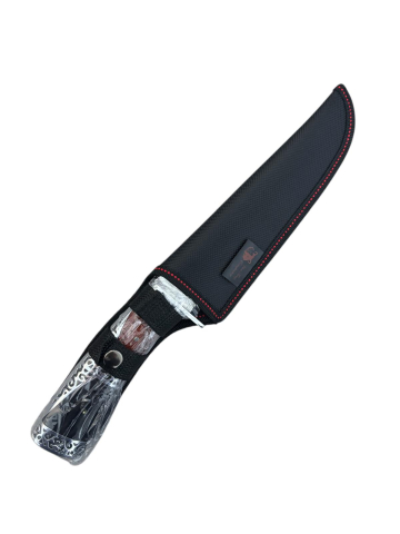 Cuțit de vânătoare AVI® outdoor, lamă 17 cm, lungime totală 31 cm, grosime lamă 4 mm, 300 g, teacă textilă, AVI-5003 [1]