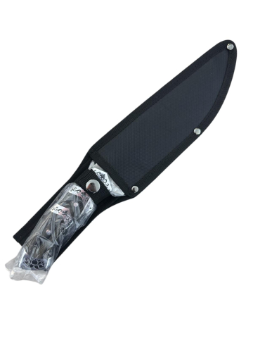 Cuțit de vânătoare AVI® outdoor, lamă 18 cm, lungime totală 31 cm, grosime lamă 4 mm, 325 g, teacă textilă, AVI-5165 [1]