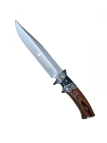 Camping, Outdoor & Bushcraft - Cutit de vanatoare lama 18 cm, total 31cm, 350gr, SA59, AVI-4239
