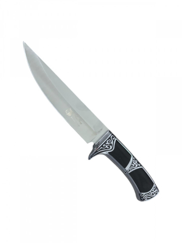 Camping, Outdoor & Bushcraft - Cutit de vanatoare si drumetie, lama 18cm, cu teaca, AVI-4173
