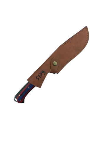 Cuțit de vânătoare și drumeție premium, AVI®, lamă 13 cm, lungime totală 25.5 cm, grosime lamă 4 mm, 190 g, teacă piele, AVI-5179 [1]