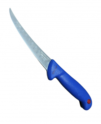 Cutite si seturi de cutite - Cutit macelar cu caneluri lama 15 cm, albastru TS-31321