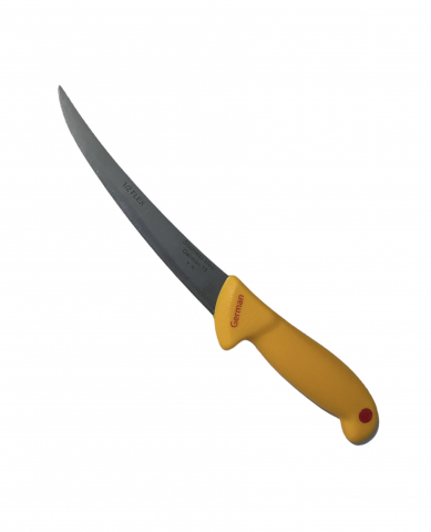 Bucatarie - Cutit macelar lama 15cm, galben, TS-29012