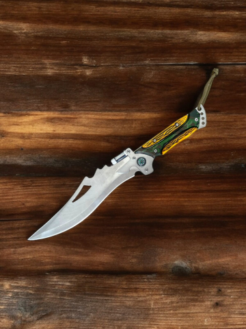 Cutit tactic full tang lama 18.5cm, premium, vanatoare si drumetie, cu busola si minilanterna, D67, AVI-4151 [3]