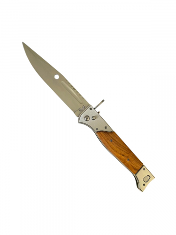 Camping, Outdoor & Bushcraft - Cutit tactic militar tip baioneta, pliabil, lungime lama 9cm, teaca camuflaj AVI-4178