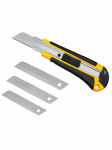 Birotica & Papetarie - Cutter profesional, AVI®, cu 3 lame de rezervă incluse, pentru tăiere carton, folie și materiale ușoare, AVI-2777