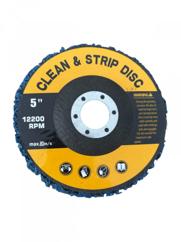 Accesorii polizare si slefuire - Disc 125mm pentru curatat rugina, vopsea, pentru polizor unghiular, AVI-4281