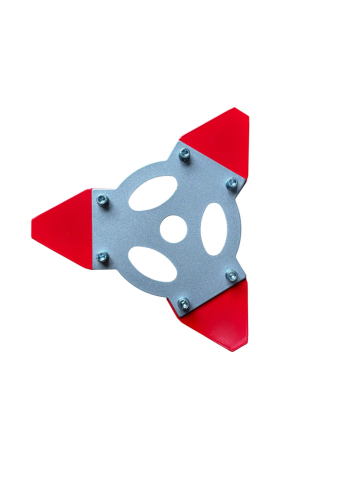 Disc motocoasă cu 3 cuțite fixe zimțate, AVI®, Ø255 mm, grosime lamă 2.5 mm, lățime cuțit 7.5 cm, 450 g, AVI-5376 [1]