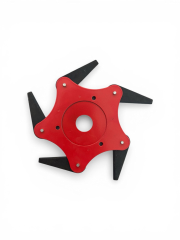 Gradina - Gradinarit - Disc motocoasă cu 5 brațe, cuțite mobile, AVI®, pentru vegetație densă, AVI-2618