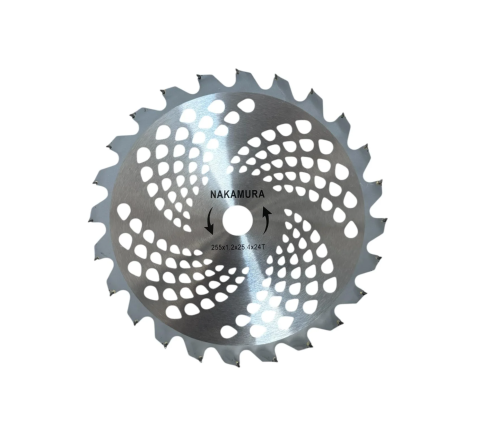 Gradina - Gradinarit - Disc pentru motocoasă 255 mm, AVI®, 24 dinți cu vidia, concav-ondulat, grosime lamă 1.2 mm, AVI-2534