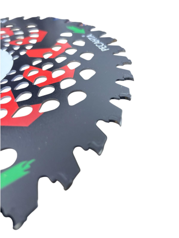 Disc pentru motocoasă, AVI®, 255 mm, 40T, grosime 1.5 mm, pastile vidia mari 6 × 4 mm, Premium, AVI-4763 [1]