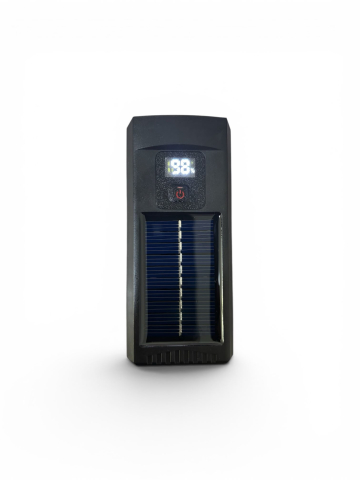 Far pentru bicicletă LED, AVI®, încărcare solară și USB-C, display digital baterie, acumulator reîncărcabil, AVI-5472 [1]