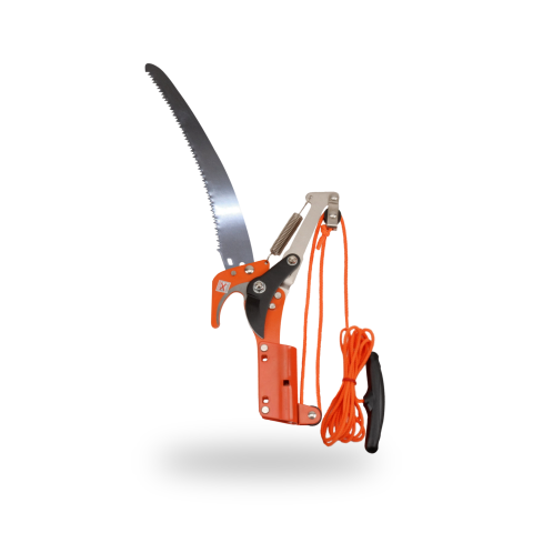Gradina - Gradinarit - Foarfecă crengi și fierăstrău tip cață, AVI®, pentru curățat și toaletat copaci la înălțime, fără mâner inclus, AVI-2457