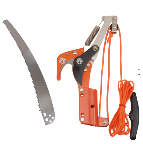 Foarfecă crengi și fierăstrău tip cață, AVI®, pentru curățat și toaletat copaci la înălțime, fără mâner inclus, AVI-2457 [1]