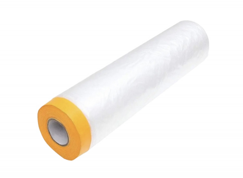 Folie protectie 270cm x 15m cu banda mascare adeziva TS-3262 [0]