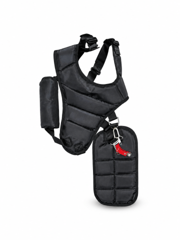 Gradina - Gradinarit - Ham pentru motocoasă, AVI®, tip dublu, cu protecție umăr și șold, curele reglabile, AVI-5377