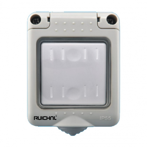 Intrerupatoare - Intrerupator aplicat cu protectie anti-umezeala Ruichnl Waterproof IP55 WPS-1001 TS-2744