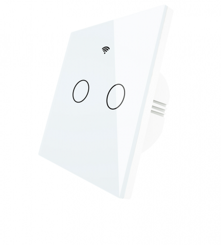 Iluminat & Electrice - Întrerupător AVI® Smart touch Wi-Fi, aplicatie Tuya - Smart Life
