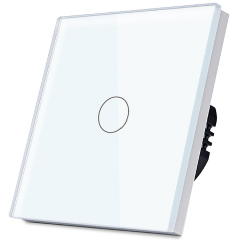 Intrerupator smart cu touch, Wi-Fi, Bluetooth, Control vocal, Smart Life / Tuya APP, 1 Canal, Alb [5]