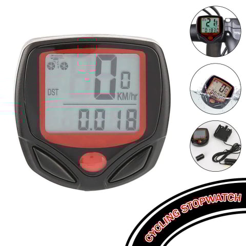 Ciclocomputere bicicleta - Kilometraj digital pentru bicicleta cu 14 functii, rezistent la apa