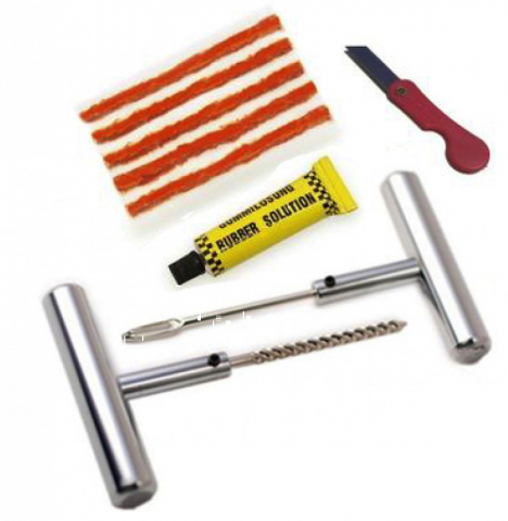 Scule auto - Kit vulcanizare metalic pentru reparatie pana anvelope