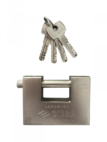 Lacate - Lacat cu bolt Ciesa 94 mm, bolt Ø12 mm, corp masiv, 1.000 grame, AVI-4935
