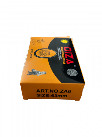 Lacăt metalic Oiza caramiziu 63 mm, 4 chei tip amprentă, garnituri antiumezeală, 460 grame, AVI-4930 [1]