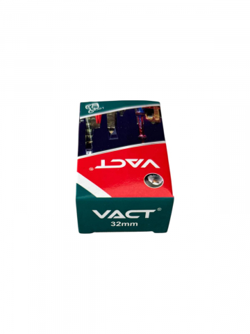 Lacăt metalic Vact 32 mm, 3 chei semilună, 80 grame, corp negru, verigă cromată, AVI-4920 [4]