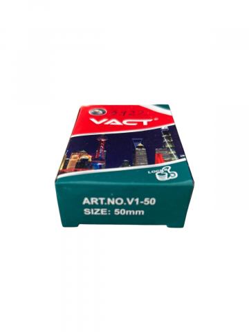Lacăt metalic Vact 50 mm, 3 chei semilună, 190 grame, corp negru, verigă cromată, AVI-4922 [4]