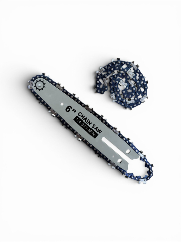 Accesorii fierastraie cu lant - Lamă 6" cu 2 lanțuri incluse pentru drujbă electrică, AVI®, pas 1/4", canelură 1.1 mm, AVI-5393
