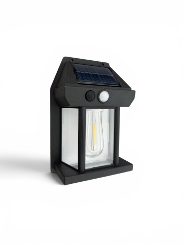 Lampă de fațadă solară, AVI®, 15 × 10 cm, 1W, 600 lm, acumulator 1200 mAh, lumină albă rece, AVI-5421 [3]