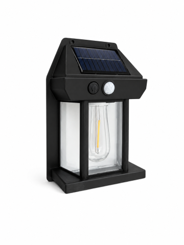 Lampă de fațadă solară, AVI®, 15 × 10 cm, 1W, 600 lm, acumulator 1200 mAh, lumină albă rece, AVI-5421 [2]
