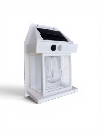 Lampă de fațadă solară, AVI®, 17.5 × 12 cm, 1W, 600 lm, acumulator 1800 mAh, lumină caldă, senzor de mișcare, AVI-5437 [5]