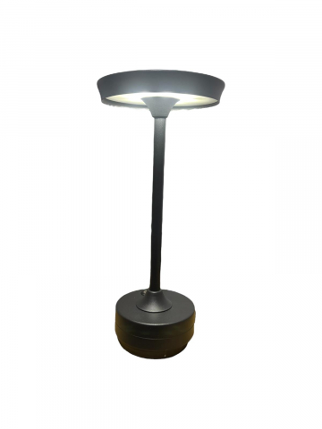 Lampa de masa LED, wireless, reincarcabila, cu trei tipuri de lumina, dimabila, cu acumulator, incarcare USB-c, neagra AVI-4598 [3]