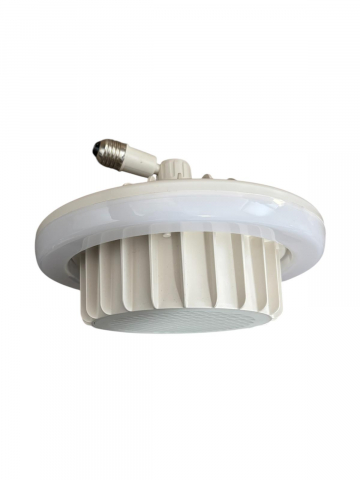 Lampa LED 20W, E27, cu incalzire, radiator 600W, telecomanda control, lumina rece, calda si neutra, Ø24.5cm, alba, AVI-4823 [3]