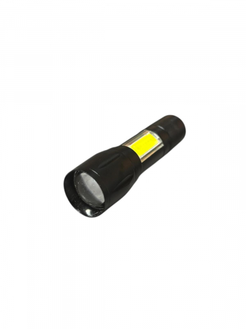Lanterna COB + XPE LED, reincarcabila, 9.5cm, metalica, reincarcabila, AVI-4668 [2]