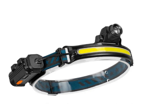 Lanterna de cap cu senzor comenzi fara atingere, banda LED si diferite moduri de iluminare, AVI-3546 [2]