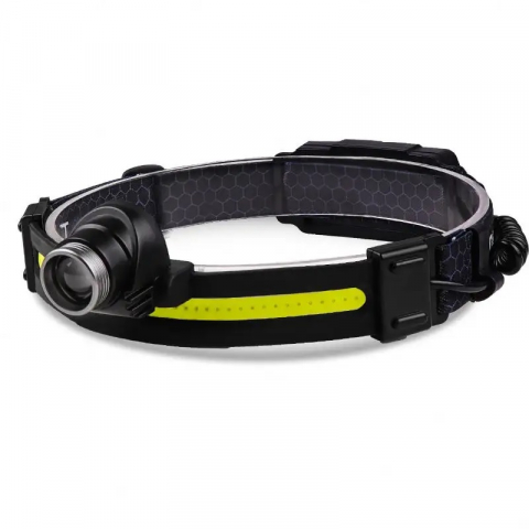 Lanterna de cap cu senzor comenzi fara atingere, banda LED si iluminare fata - spate, diferite moduri, AVI-3547 [7]