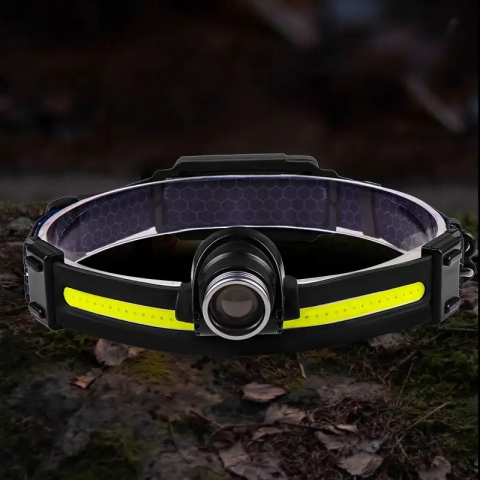 Lanterna de cap cu senzor comenzi fara atingere, banda LED si iluminare fata - spate, diferite moduri, AVI-3547 [6]