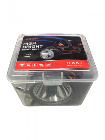 Lanterna de cap LED cu acumulator, KX-307, AVI-4619 [3]