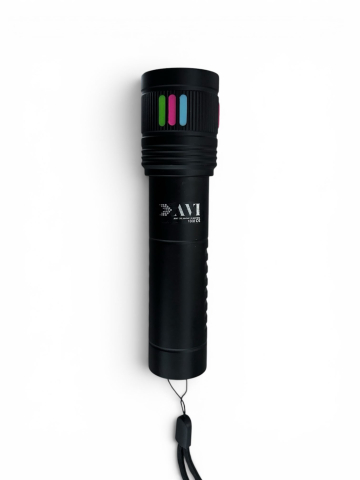 Lanternă de mână LED, AVI®, 15W + COB, acumulator reîncărcabil USB-C, metalică, 14 cm, 135 g, AVI-5419 [4]